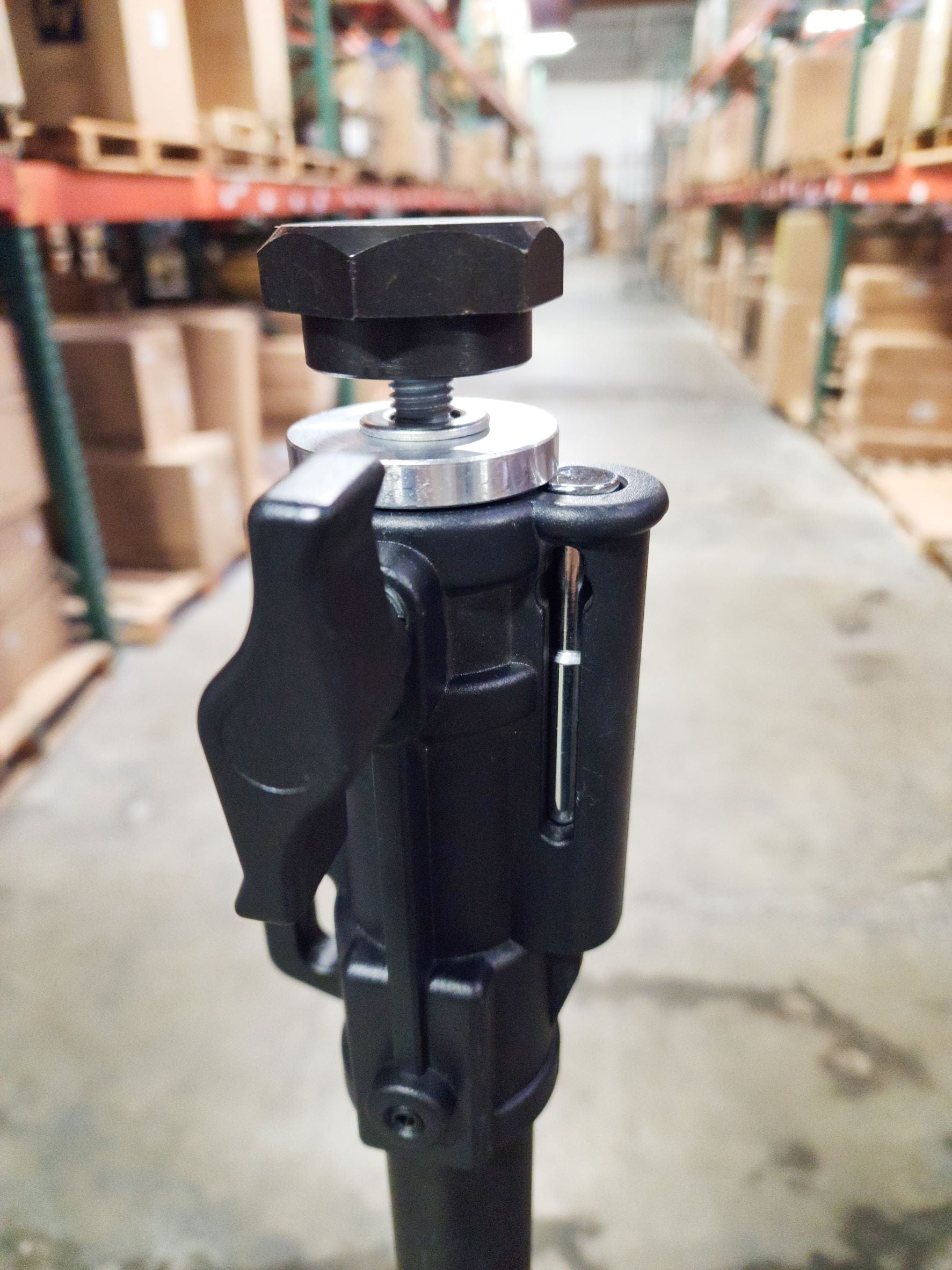 Leviton LEDFS-STD Heavy Duty Follow Spot Tripod; Easy to adjust, option to add wheels Color: Black - PSSL ProSound and Stage Lighting