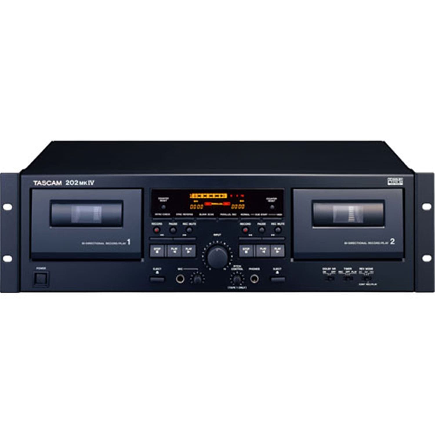 Tascam 202MKIV Dual Well Cassette Deck - Solotech