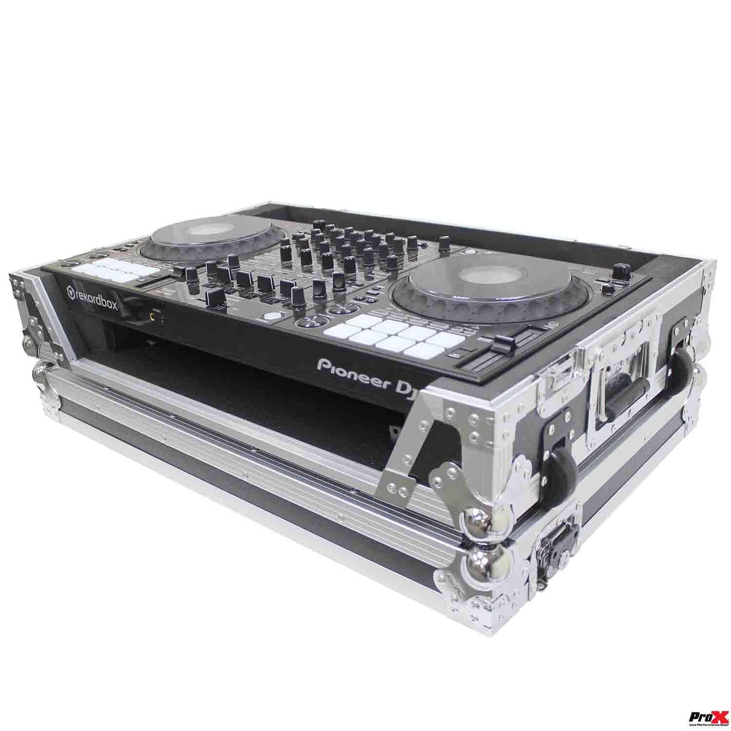 ProX XS-DDJ1000W Flight Case for Pioneer DDJ-1000 with Wheels - PSSL ProSound and Stage Lighting