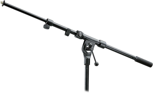 K&M 211/1 Telescoping Boom Arm - Black - ProSound and Stage Lighting