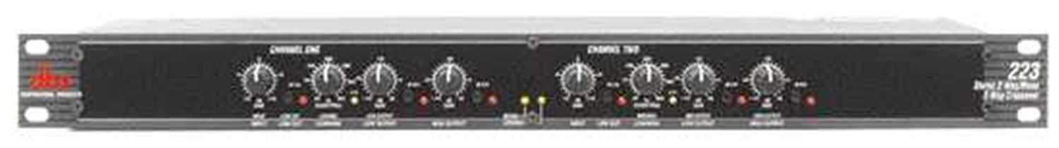 DBX 223 2-Way Stereo / 3-Way Mono Crossover - Solotech