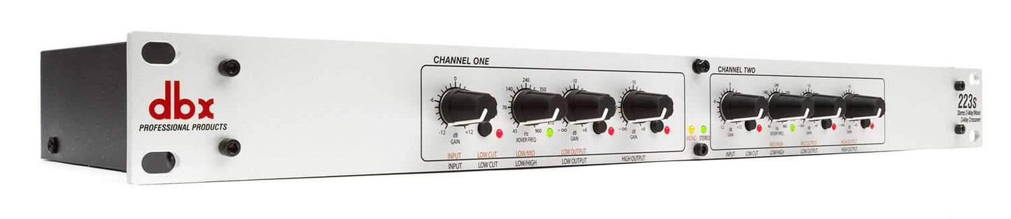 DBX 223S Stereo 2-Way Mono 3-Way Crossover - Solotech