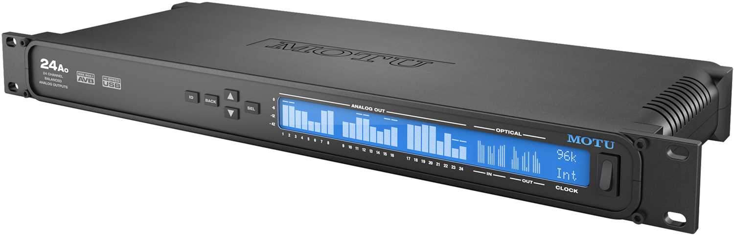 MOTU 24Ao USB/AVB 72 Channel Audio Interface