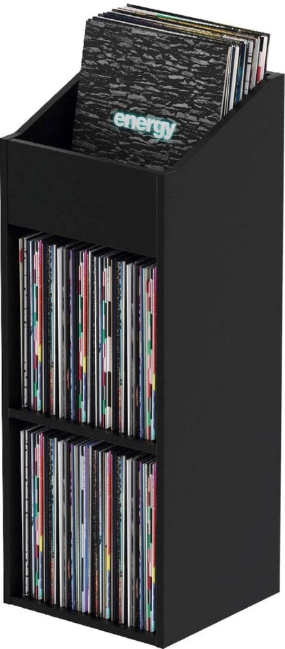 Glorious Record Rack 330 Black Media Storage - PSSL ProSound and Stage Lighting