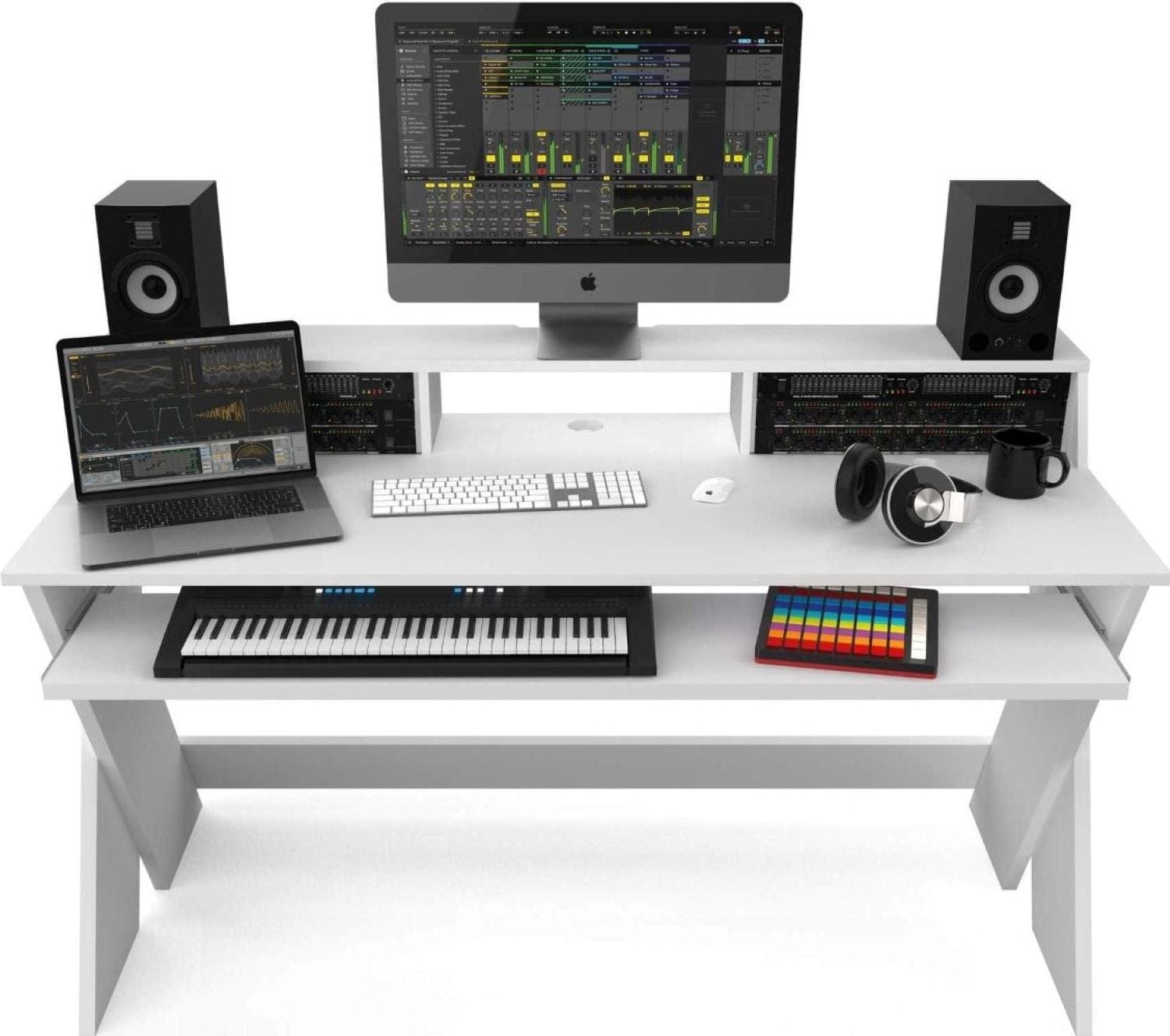 Glorious Sound Desk Pro White Studio Station - PSSL ProSound and Stage Lighting