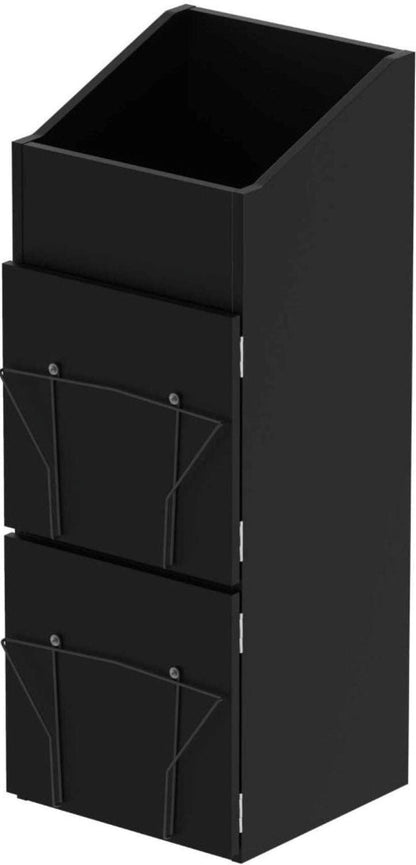 Glorious Record Box Display Door Black Media Storage - PSSL ProSound and Stage Lighting