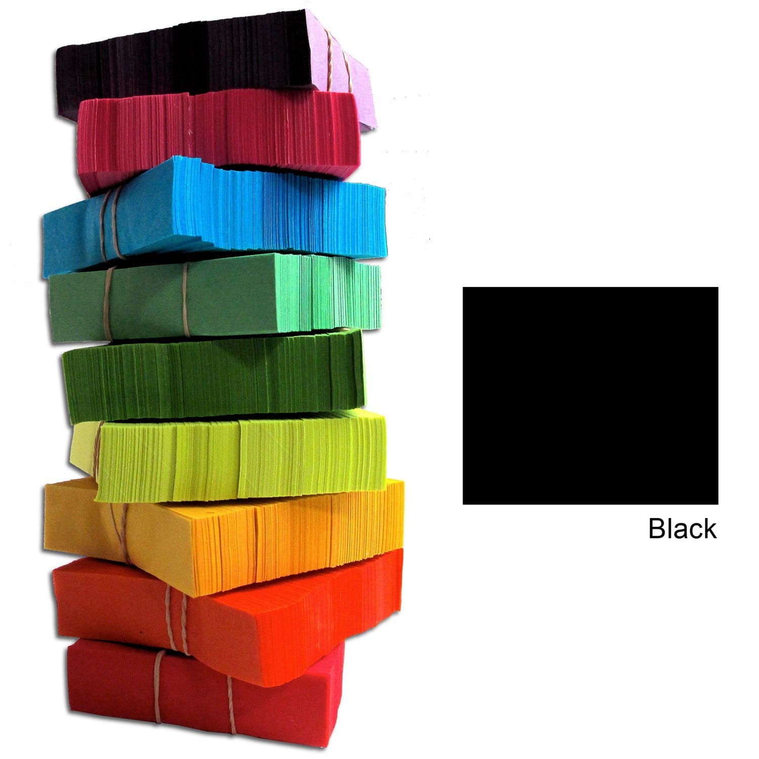 CITC Confetti Stacks 1 lb - Black - Solotech