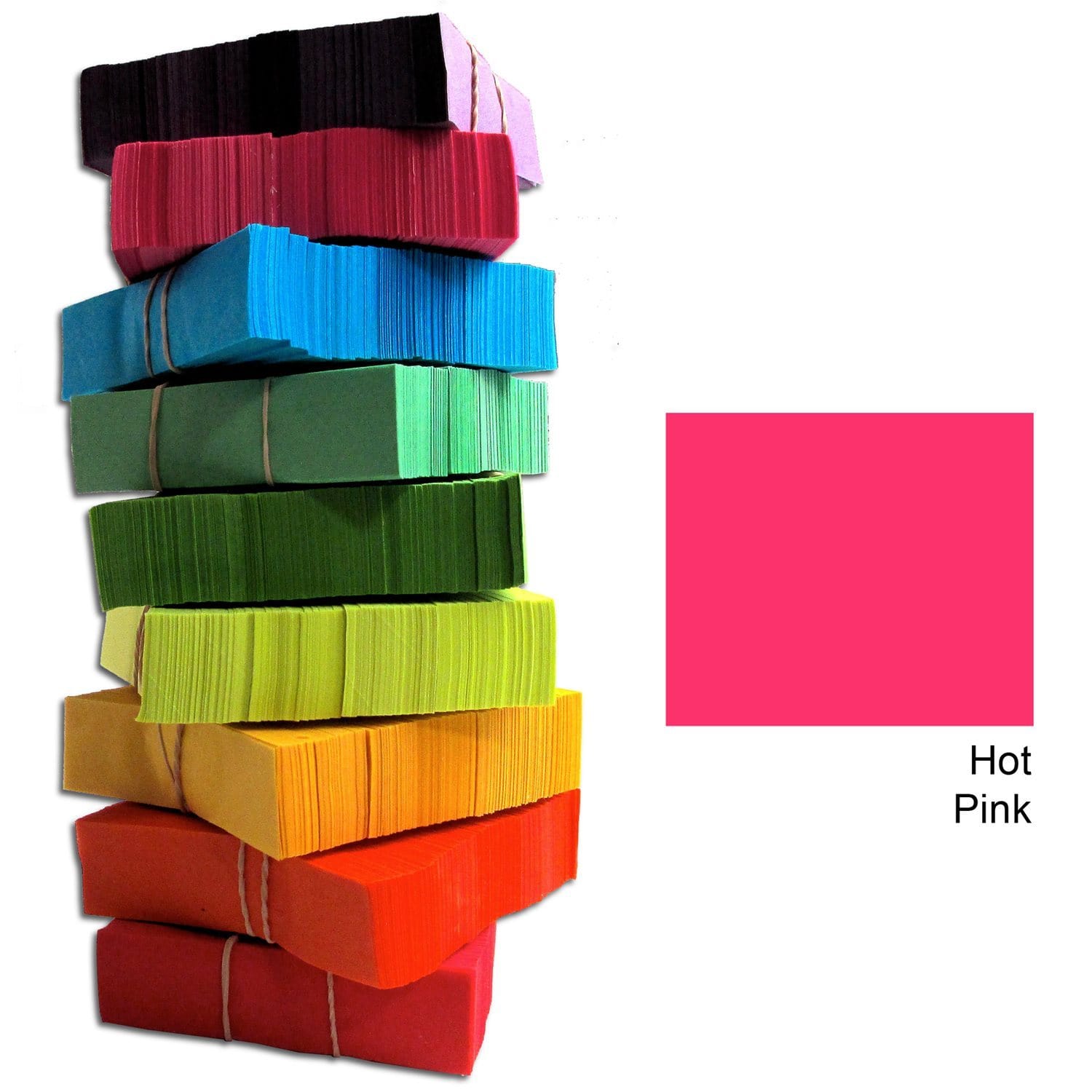 CITC Confetti Stacks 1 lb - Hot Pink - Solotech