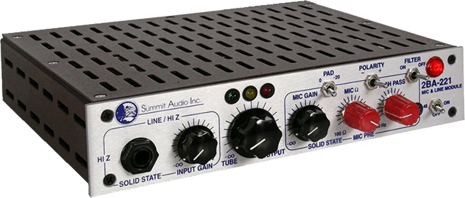 Summit Audio 2BA-221 Mic & Line Preamp - ProSound and Stage Lighting