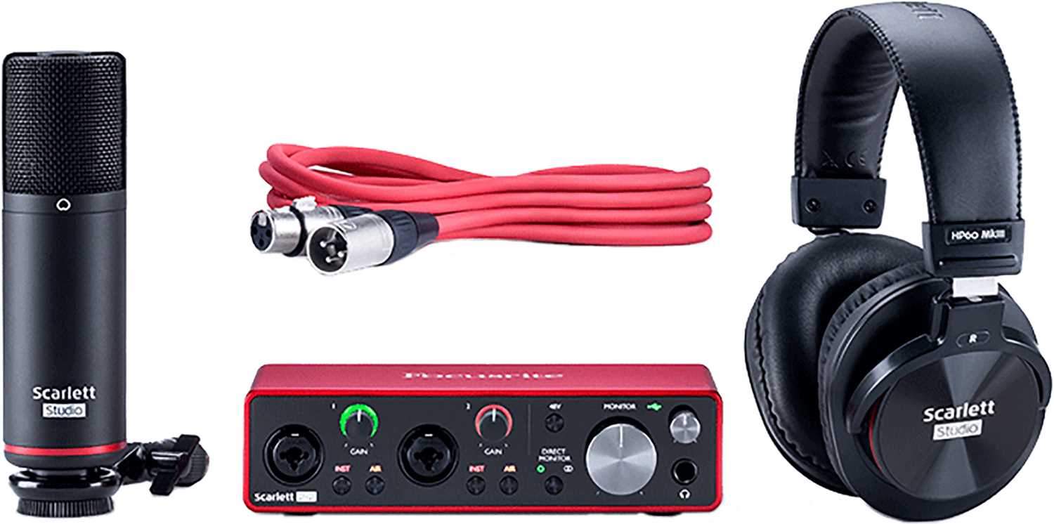 Focusrite solo 3g studio bundle authentic