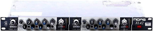 Midas XL42 2-Channel Microphone Preamplifier - Solotech