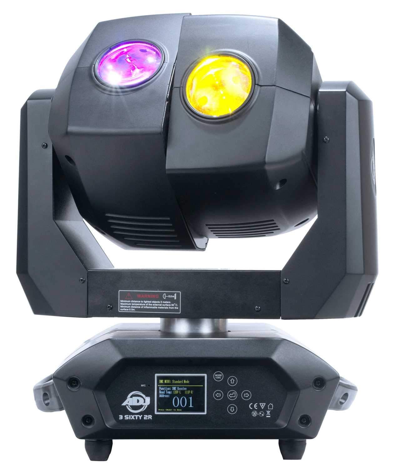 ADJ American DJ 3 Sixty 2R Dual Moving Head Light - Solotech