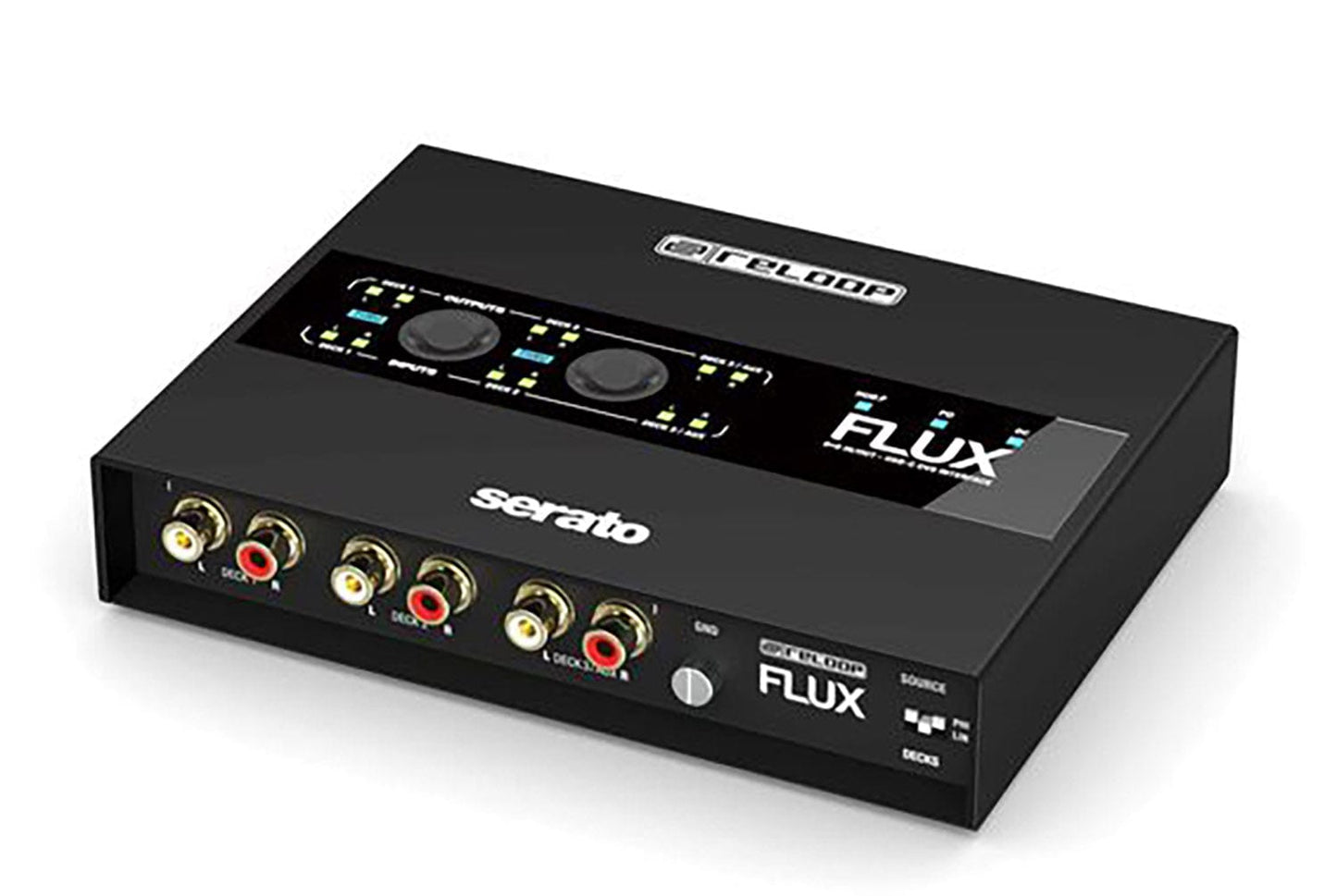 Reloop AMS-FLUX 6x6 IN/OUT USB-C DVS Interface for Serato DJ Pro - PSSL ProSound and Stage Lighting