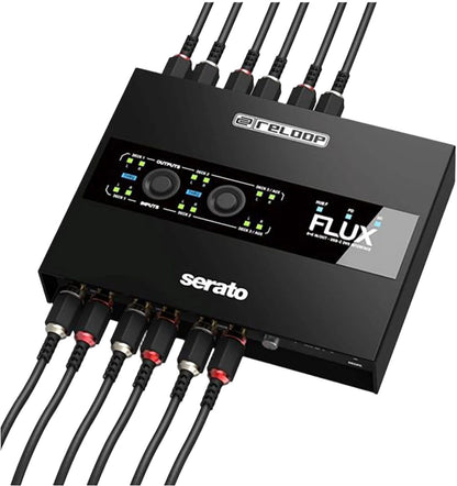 Reloop AMS-FLUX 6x6 IN/OUT USB-C DVS Interface for Serato DJ Pro - PSSL ProSound and Stage Lighting