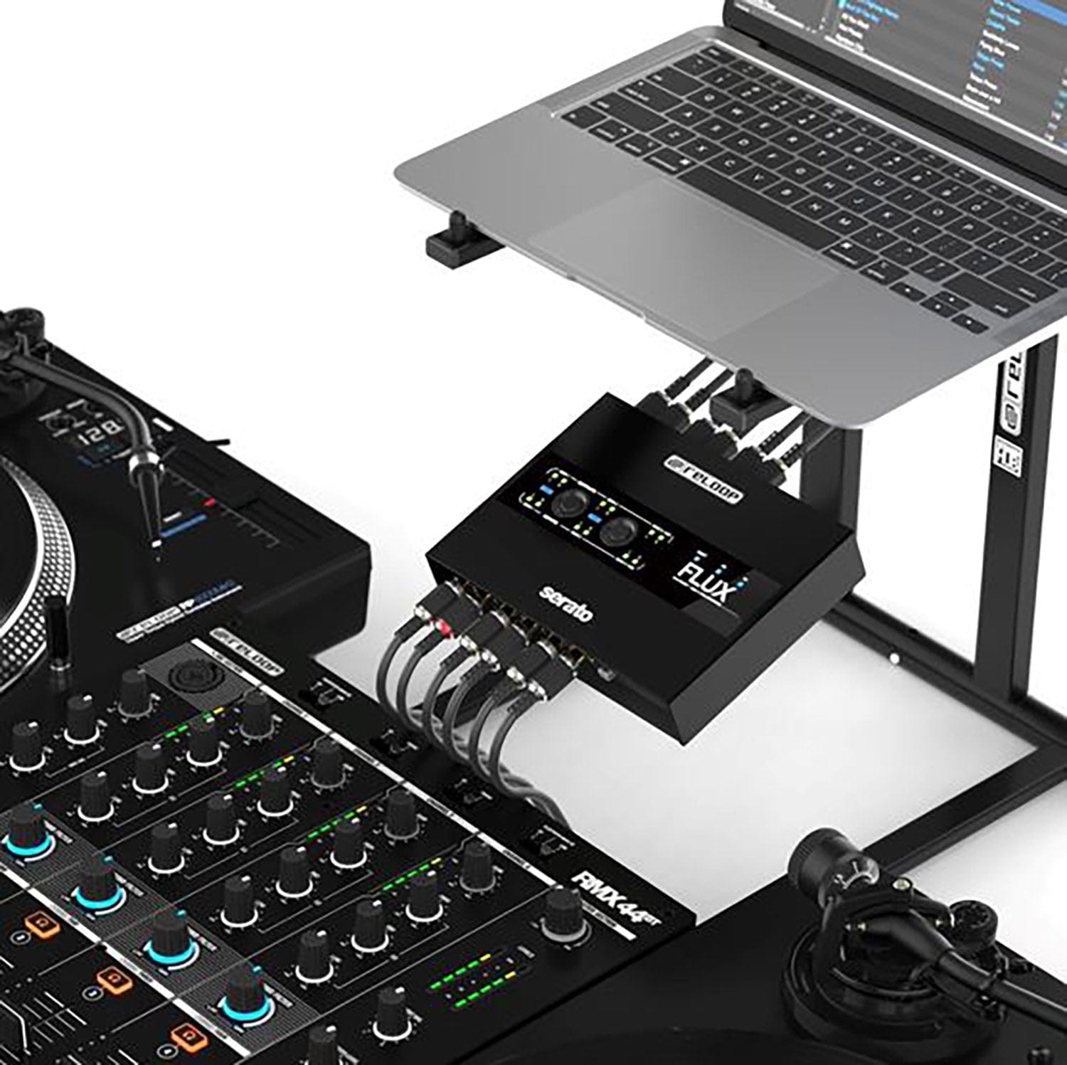 Reloop AMS-FLUX 6x6 IN/OUT USB-C DVS Interface for Serato DJ Pro - PSSL ProSound and Stage Lighting