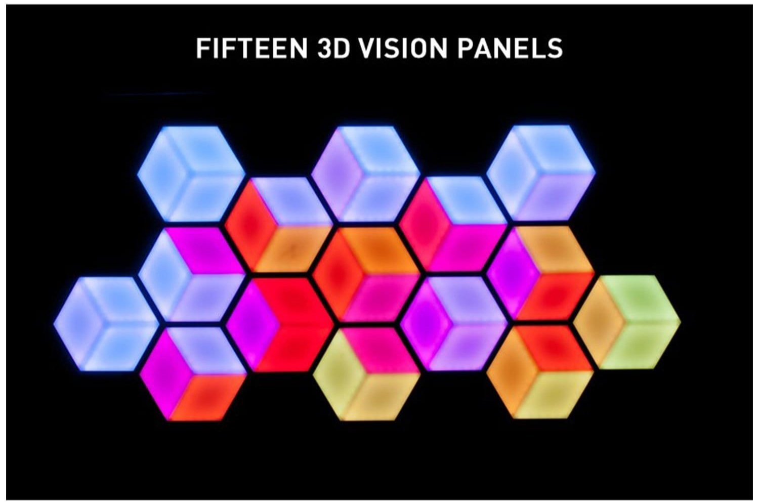 ADJ American DJ 3D Vision Plus Hexagonal RGB LED 3D Effect Panel - ProSound and Stage Lighting