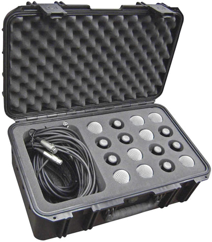 SKB 3I2011MC16 Waterproof Mic Case - Holds 16 Mics - Solotech