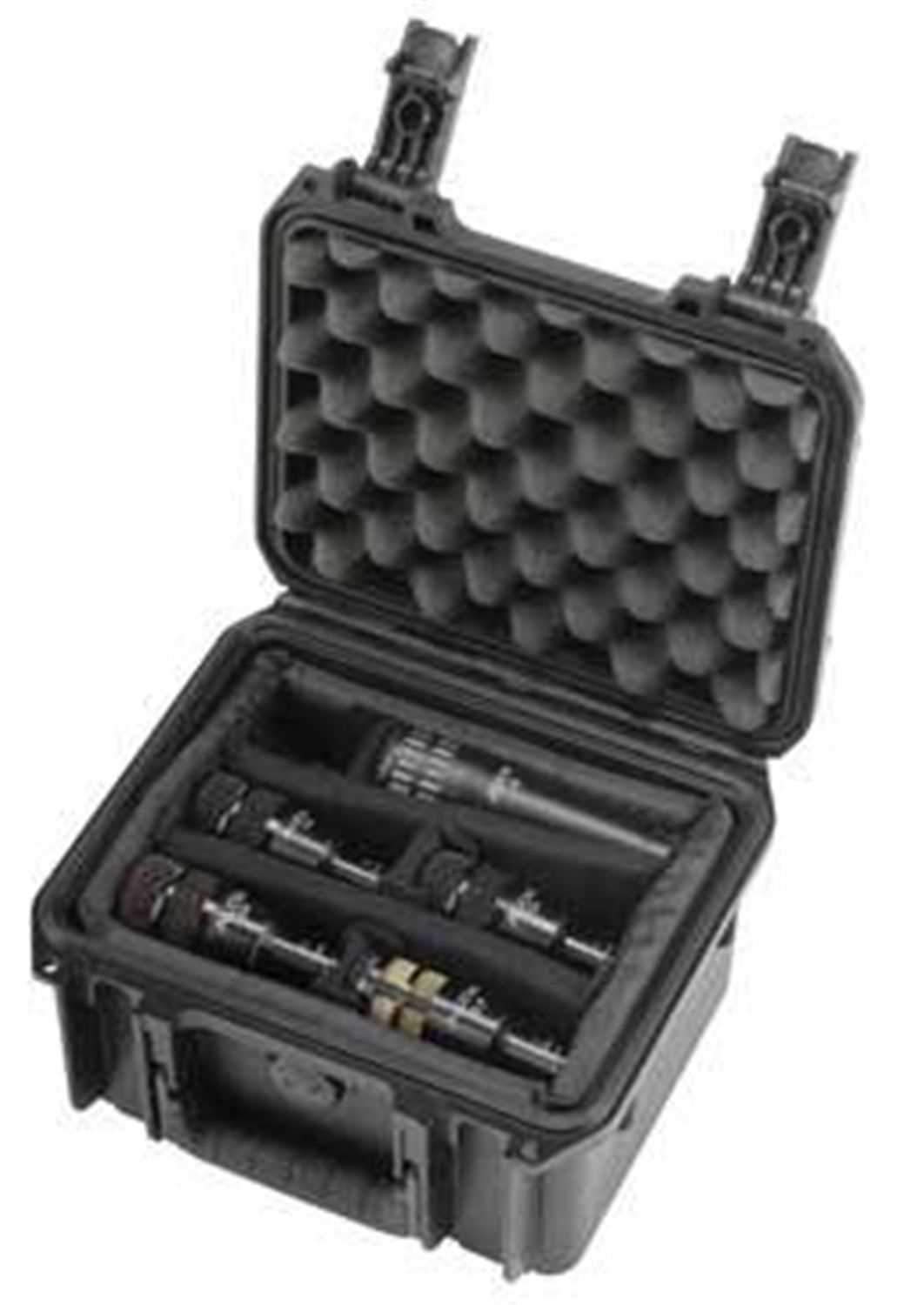 SKB 3I09076BDD Dlx Mic Case Holds 6 Microphones - Solotech