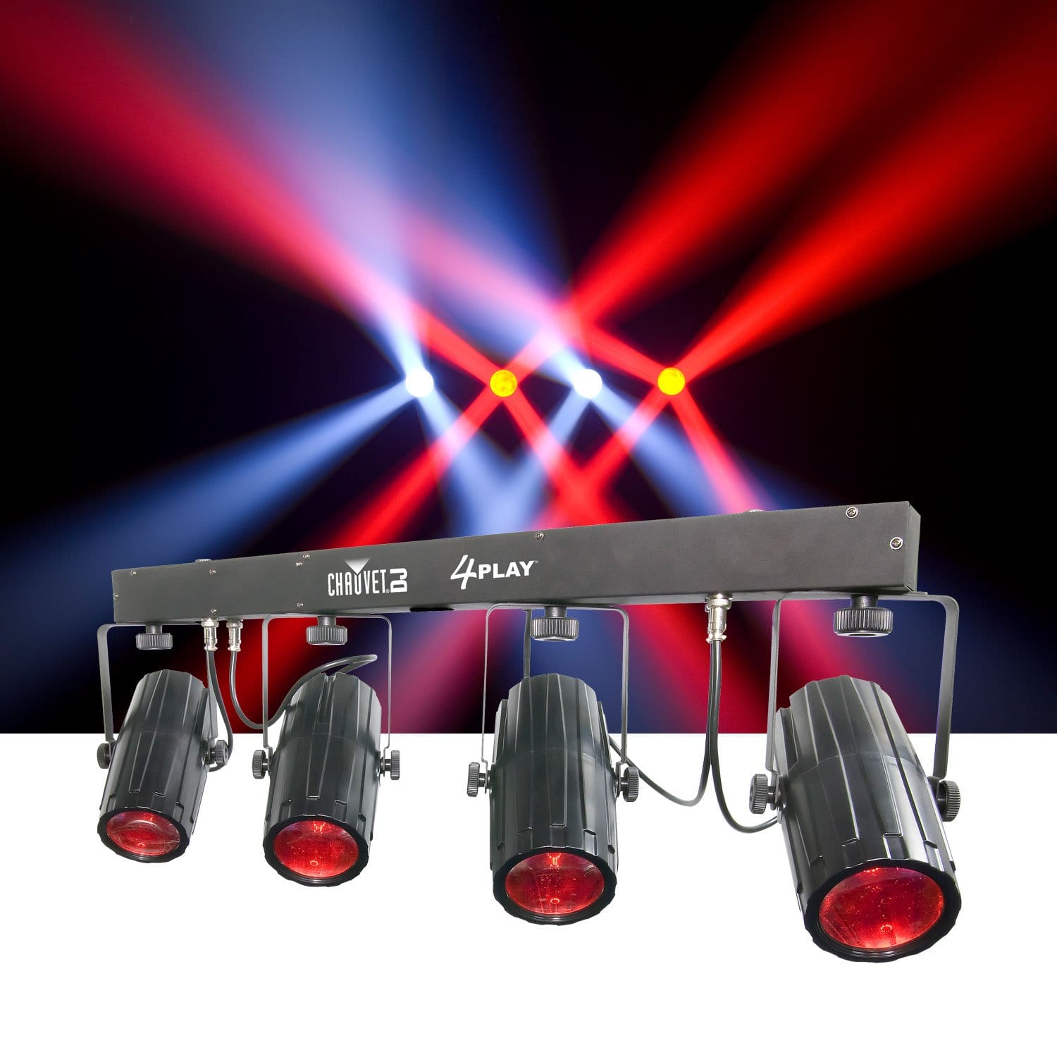 Chauvet 4PLAY 4x LED Moonflower Effect Light Bar - ProSound and Stage Lighting