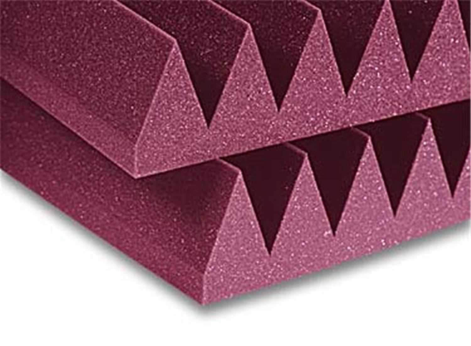 Auralex 4SF24BUR 4 Studio Foam Wedge Box Of 6 - ProSound and Stage Lighting