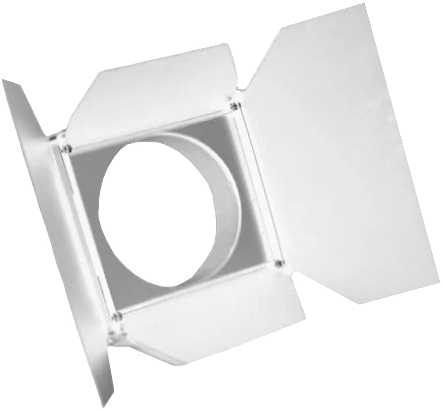 ETC 400BD-1 Barn Door, 4-Leaf w/ Extension Ring, 7.5 In / 190 Mm, White - PSSL ProSound and Stage Lighting