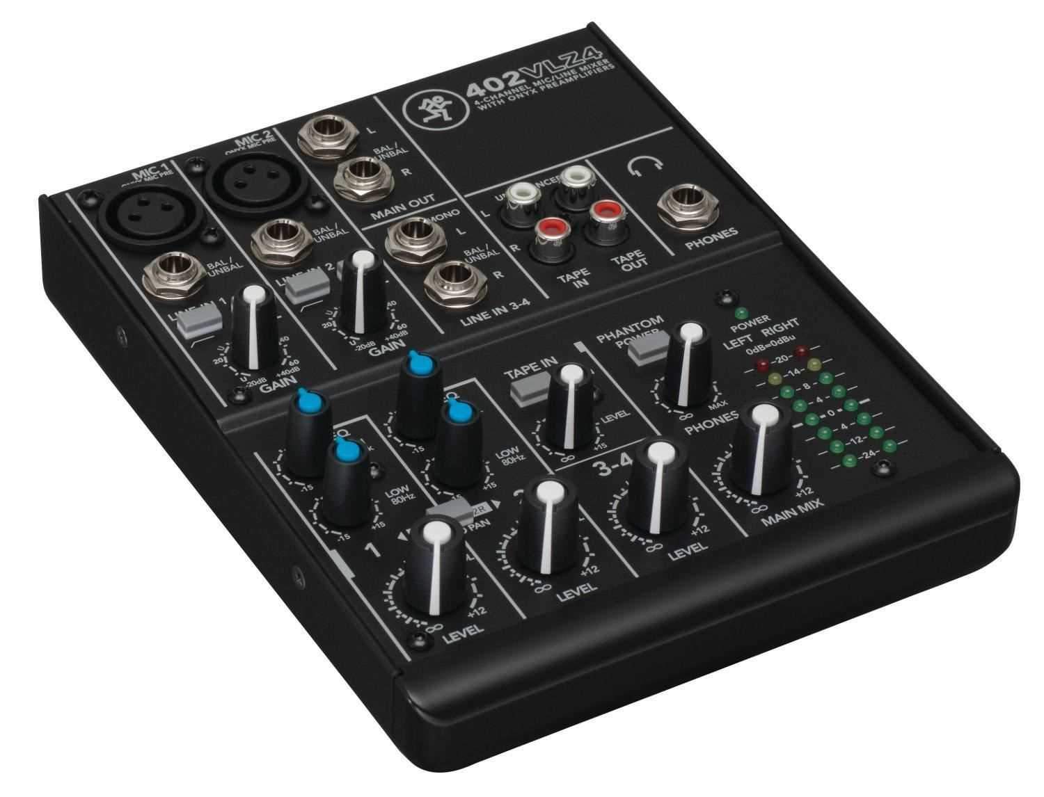 Mackie 402VLZ4 4-channel Compact Analog PA Mixer – Solotech