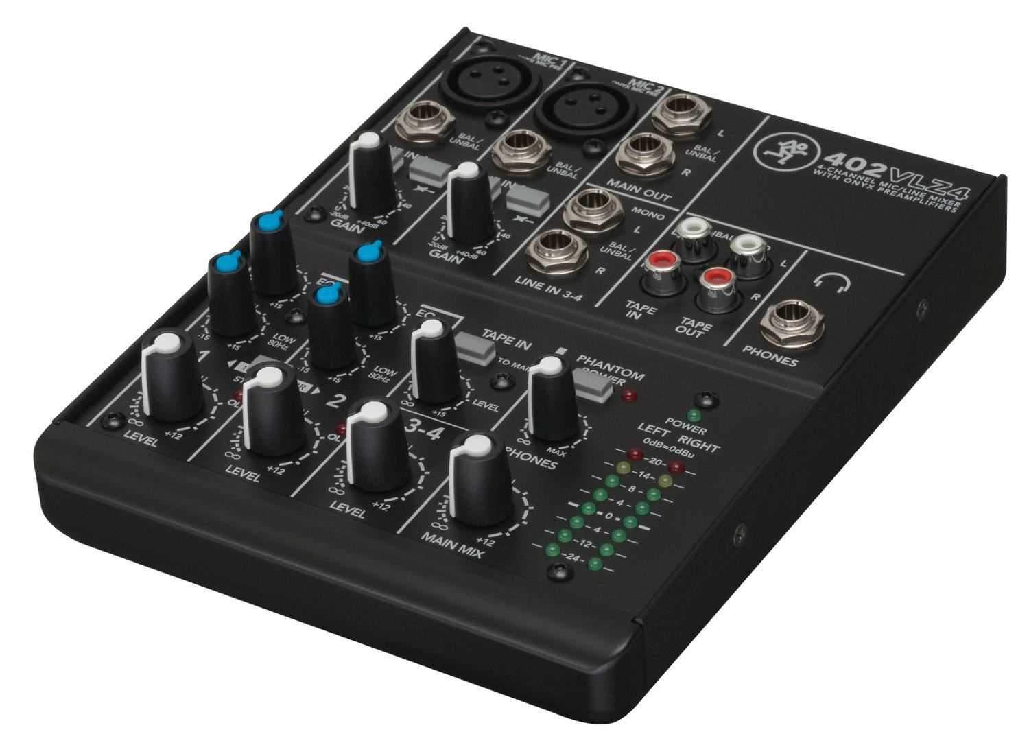 Mackie 402VLZ4 4-channel Compact Analog PA Mixer - ProSound and Stage Lighting