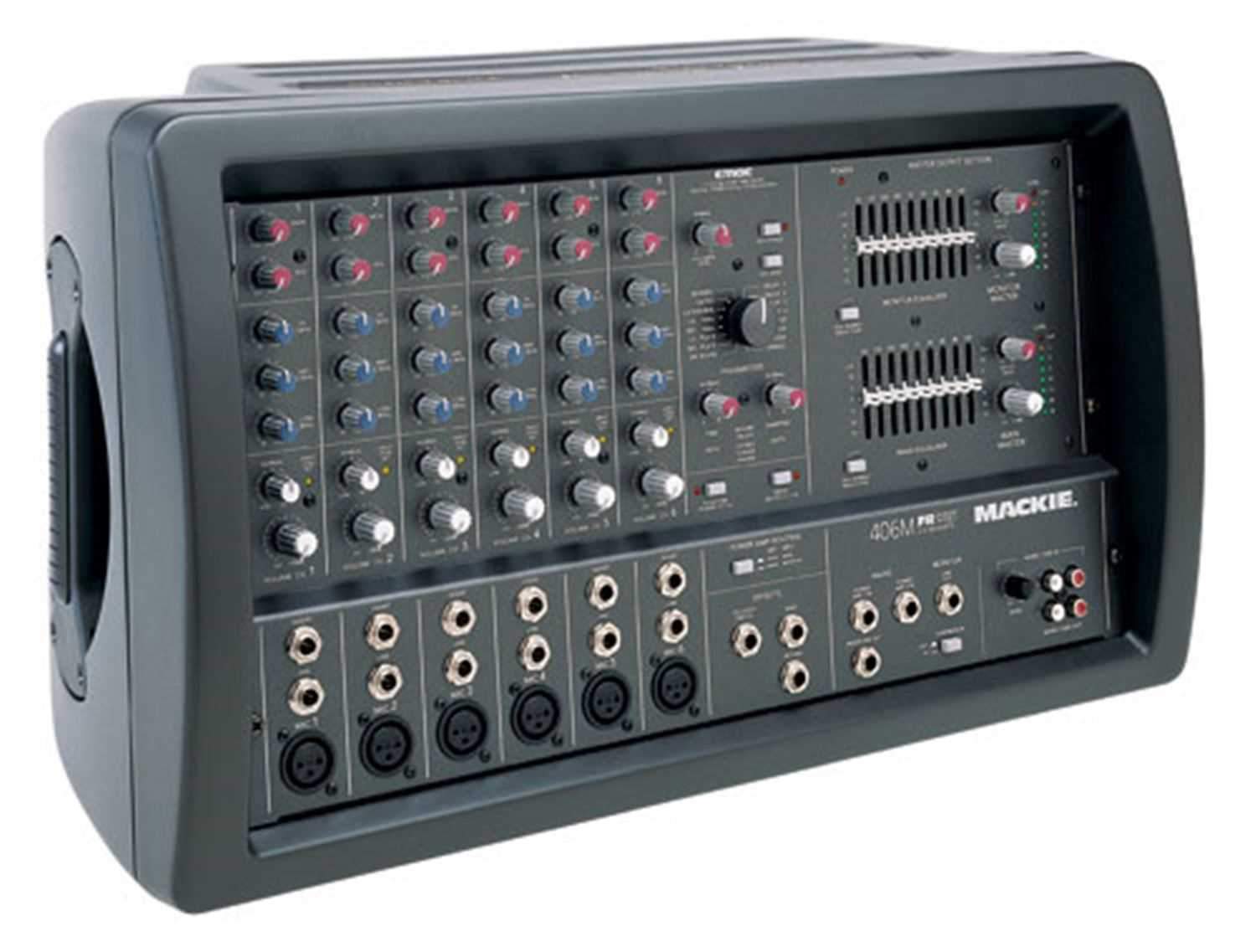 Mackie 406M 6 Channel Powered Pa Mixer - Solotech