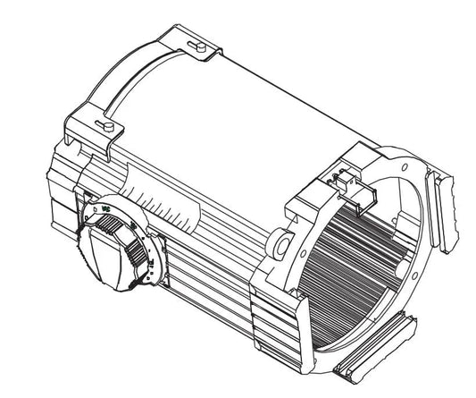 ETC 42550LT-1 25-to-50-Degree Zoom Lens Tube, White - PSSL ProSound and Stage Lighting