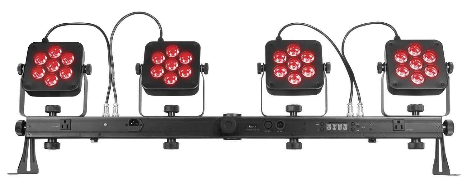 Chauvet 4BAR Flex T USB 4 x RGB LED Par Light System - Solotech