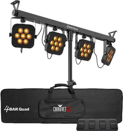 Chauvet 4BAR Quad DMX RGBA LED Wash Light System - Solotech