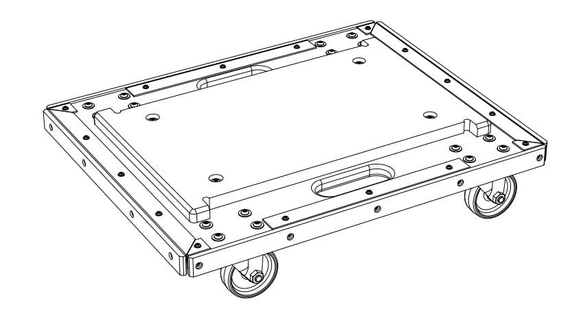 Meyer Sound D500HP Dolly for 500-HP (3) - PSSL ProSound and Stage Lighting