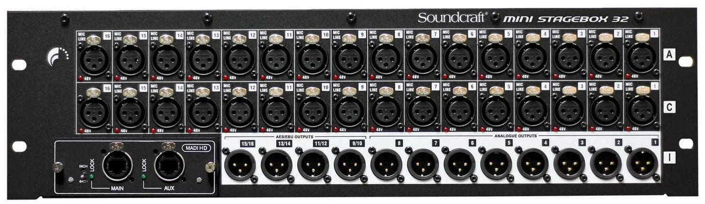 Soundcraft 5032760 Mini Stagebox 32 x 8 x 8 - Solotech