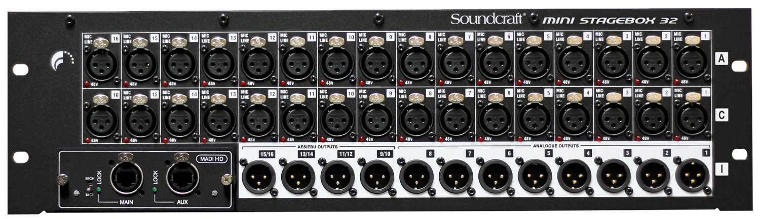 Soundcraft 5032760 Mini Stagebox 32 x 8 x 8 - Solotech