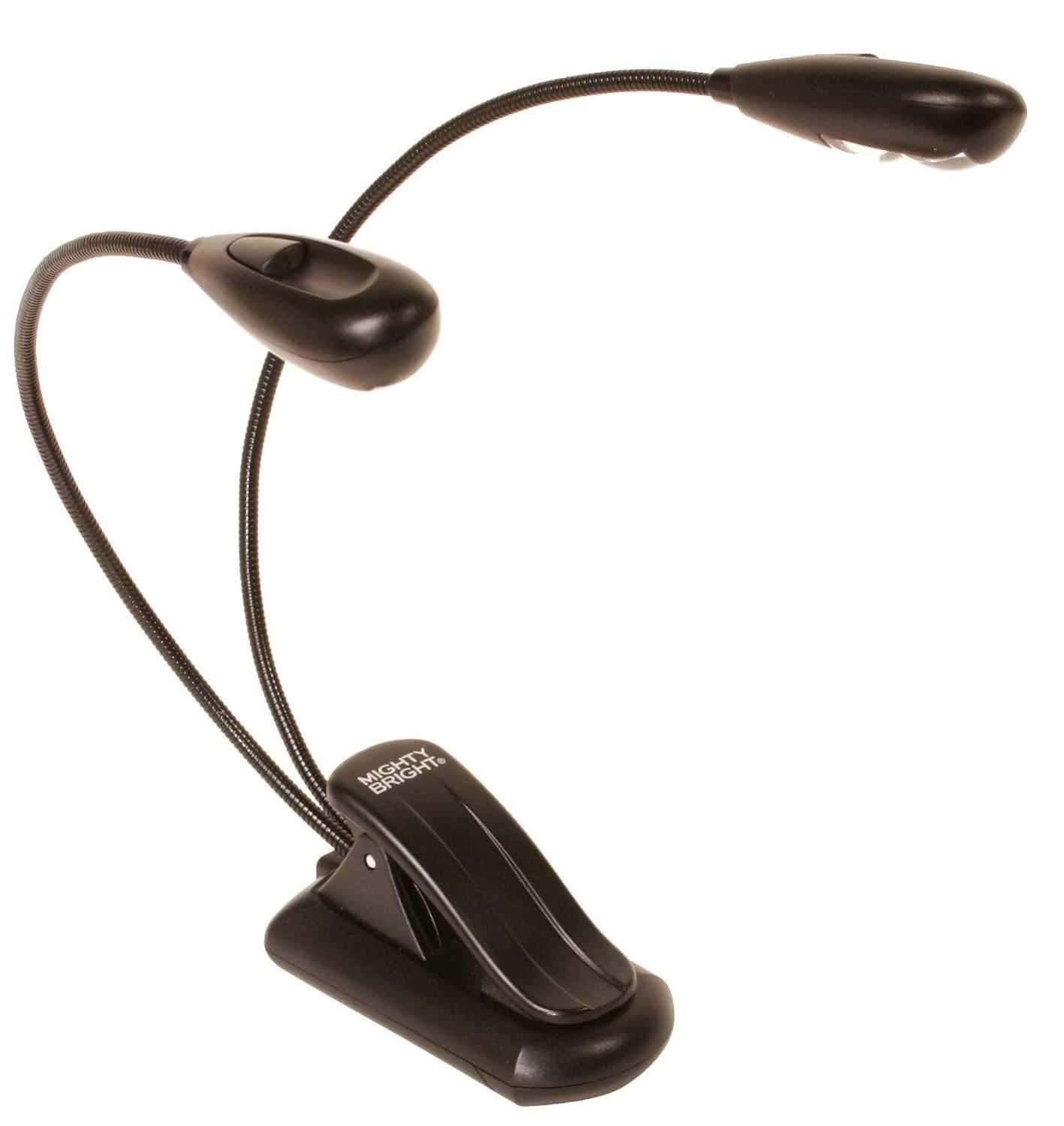 Mighty Bright XtraFlex Duet II LED Stand Clipon Task Light