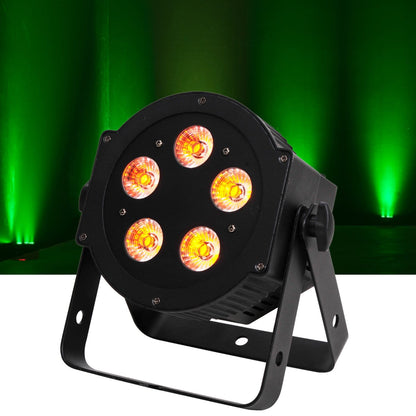 ADJ American DJ 5P Hex RGBAW Plus UV LED DMX Par Wash Light - ProSound and Stage Lighting