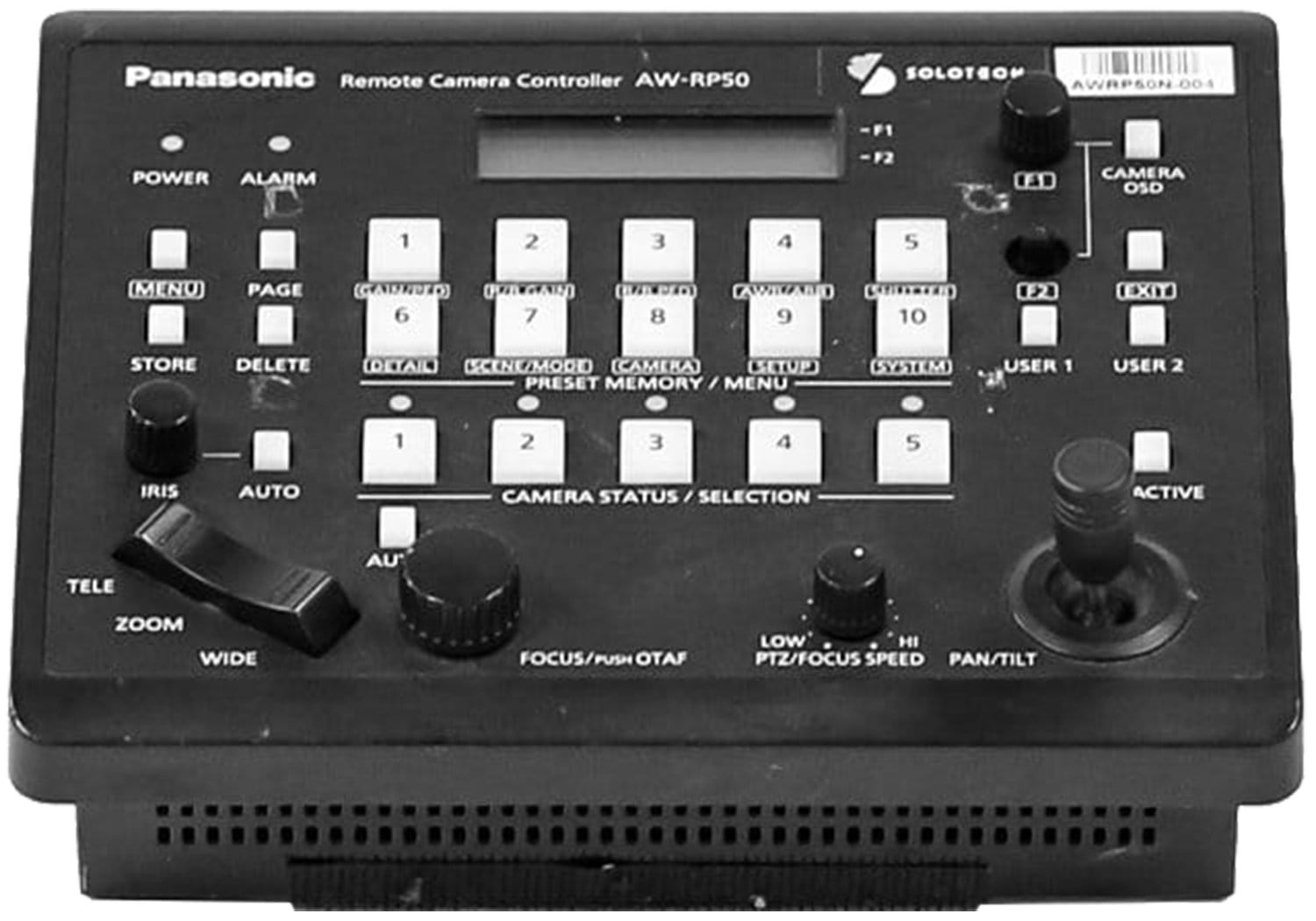 Panasonic AW-RP50N PTZ Robotic Camera Controller – Solotech