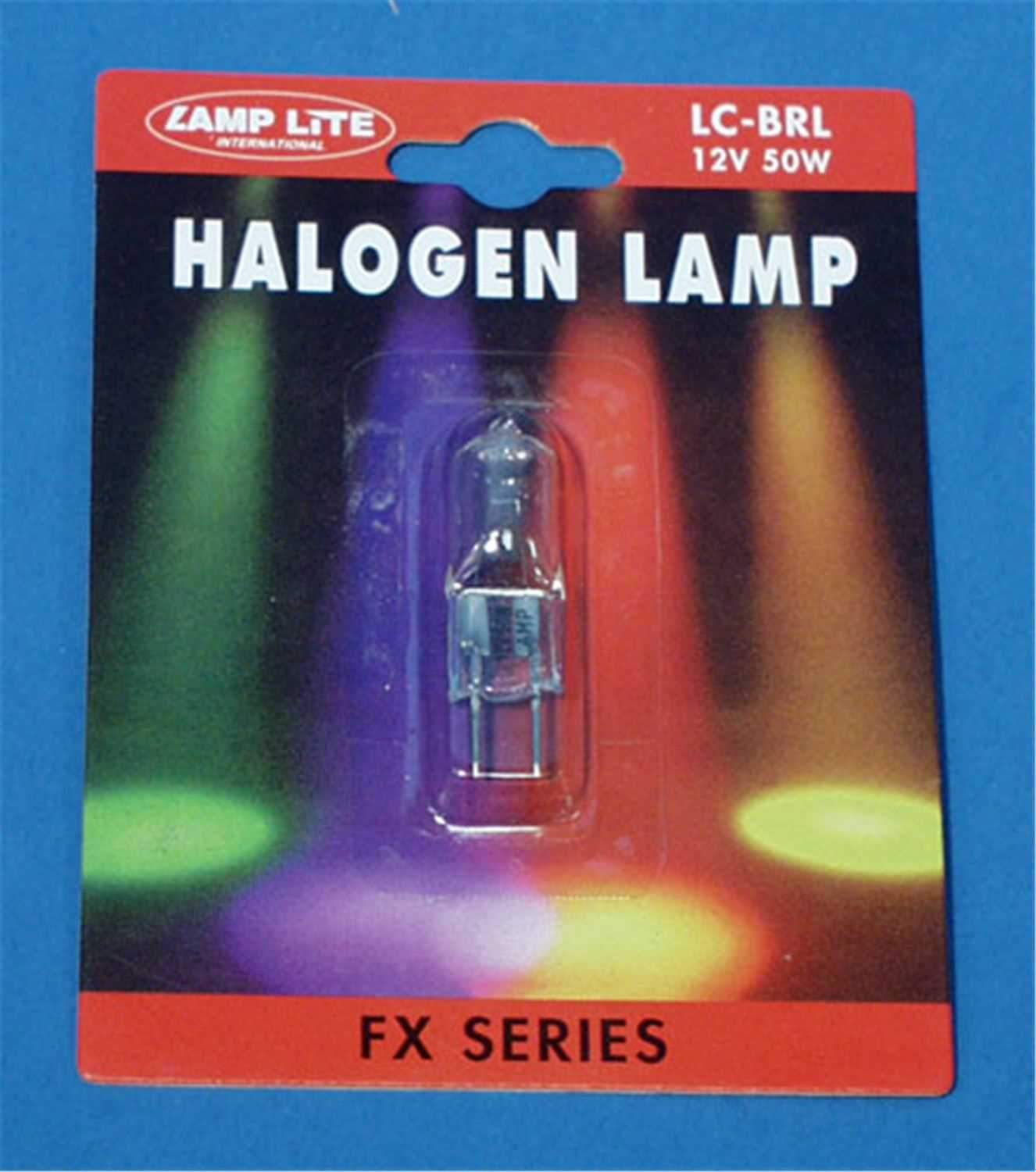 BRL 12V 50W 50 Hour Halogen 2-Pin Lamp - Solotech