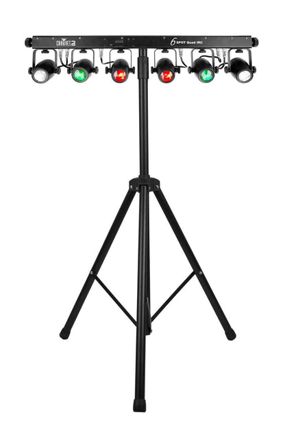 Chauvet DJ 6SPOT QUAD IRC 6x RGBW LED Beam Lights - ProSound and Stage Lighting