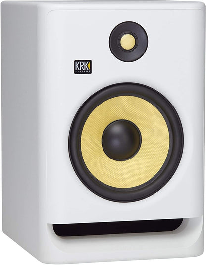 KRK RP8G4 Rokit White Noise 8-Inch Powered Studio Monitor (In White) - PSSL ProSound and Stage Lighting