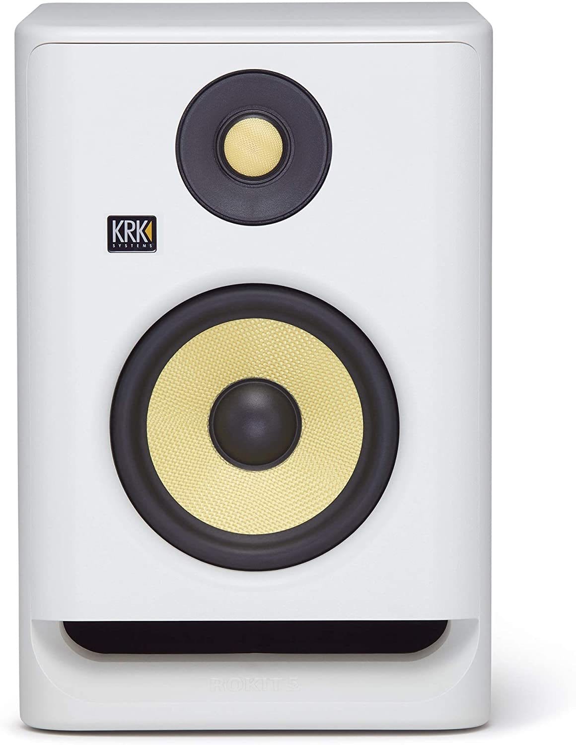 KRK RP5G4 Rokit White Noise 5-Inch Powered Studio Monitor (In White) - PSSL ProSound and Stage Lighting