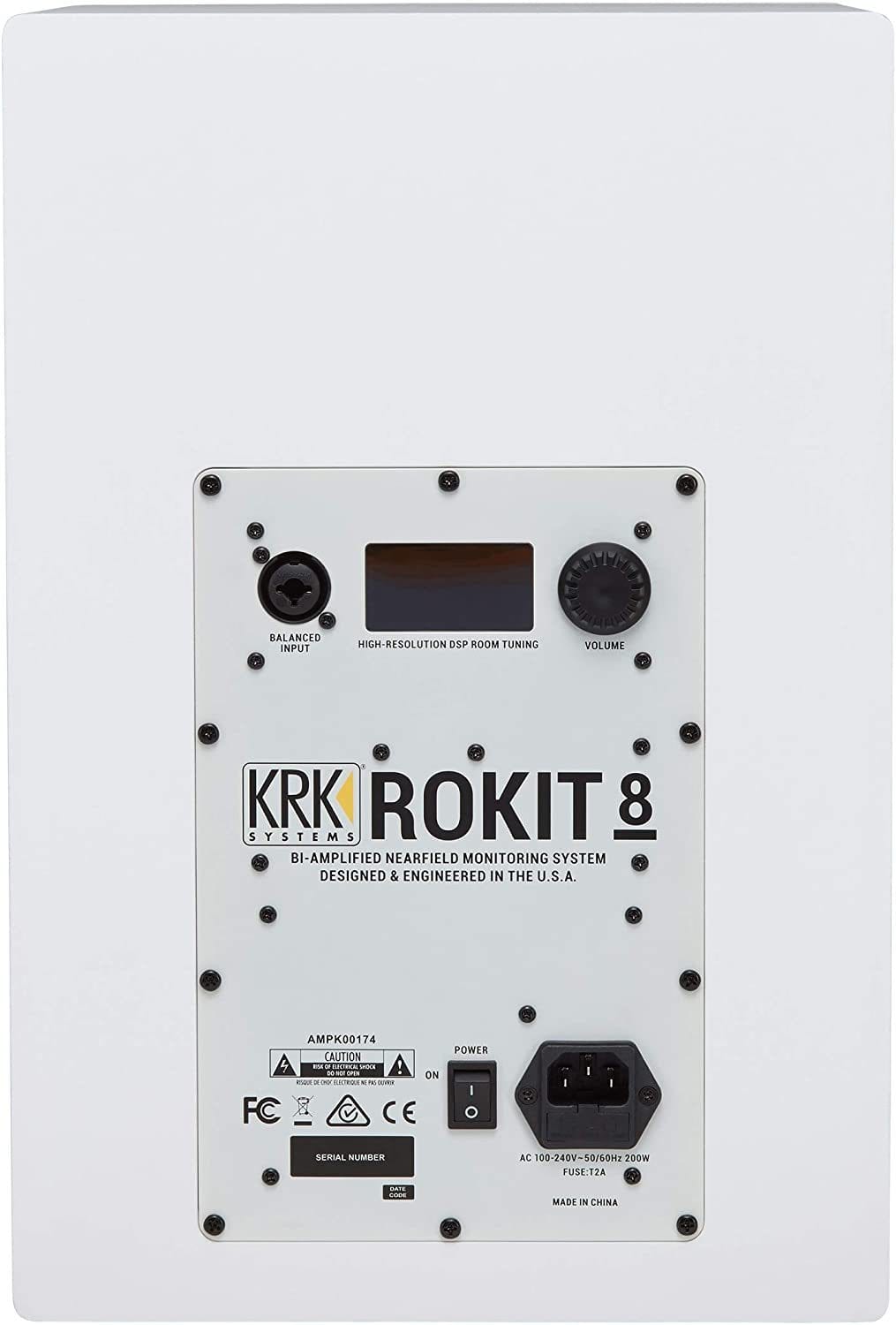 KRK RP8G4 Rokit White Noise 8-Inch Powered Studio Monitor (In White) - PSSL ProSound and Stage Lighting