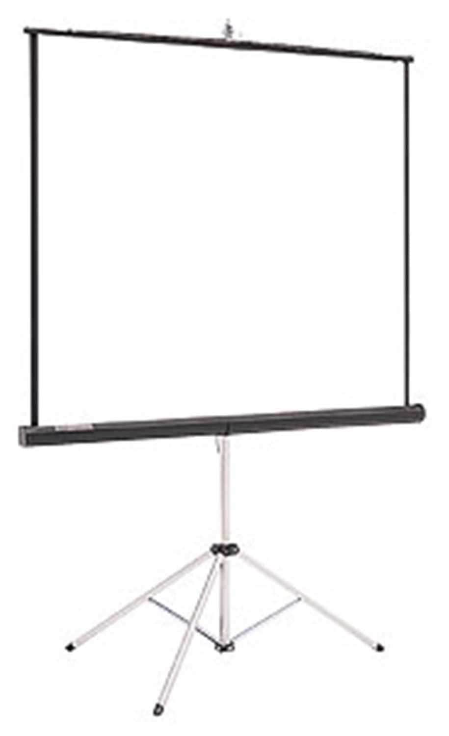 Dalite 84 In Matte White Pull Down Video Screen - Solotech