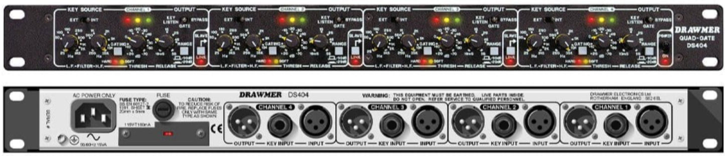 Drawmer DS404 Noise Gate - ProSound and Stage Lighting