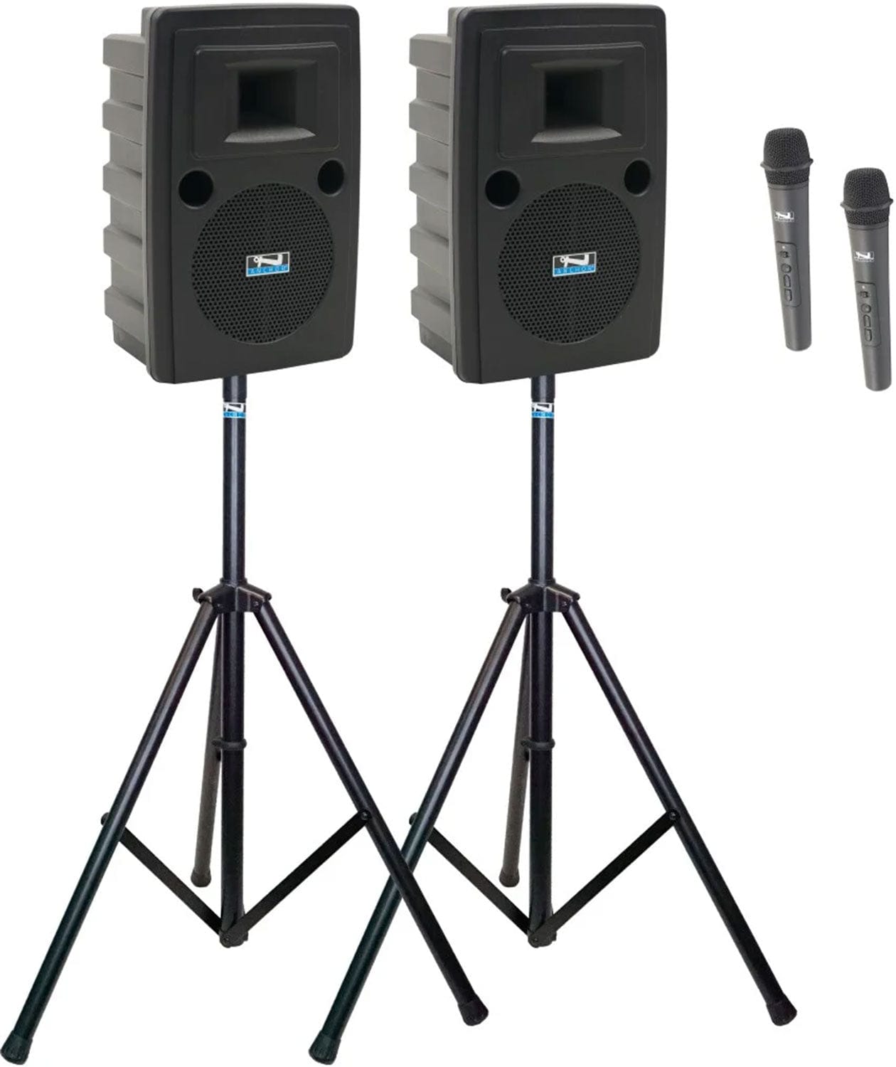 Anchor Audio Liberty Pair XU2 & RU2 Anchor-Air Plus 2 Wireless Mics (WH-LINK) with stands - PSSL ProSound and Stage Lighting