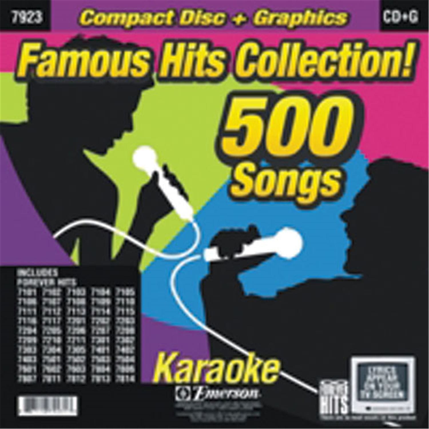 Emerson 7923 500 Song Karaoke Collection - Solotech