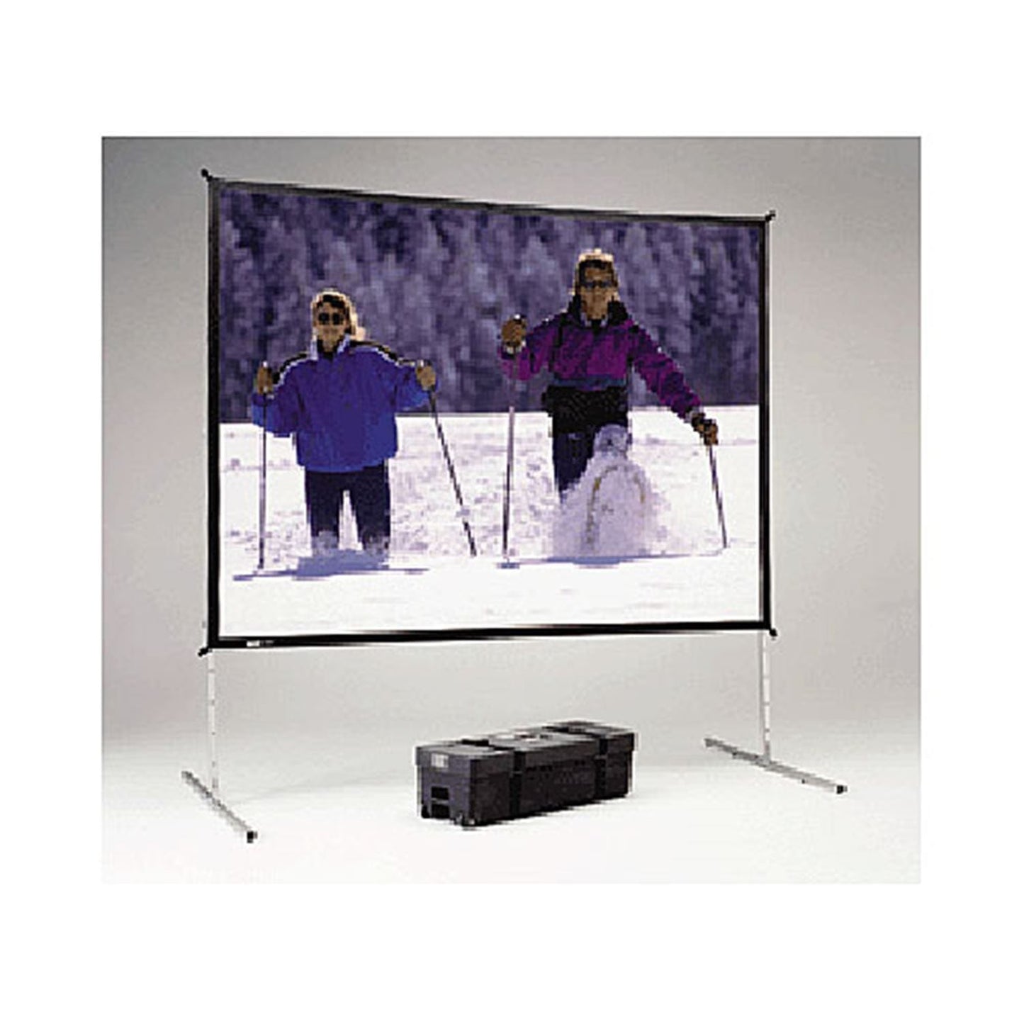 Dalite 88614 8' x 8' Fastfold Dlx Portable Scree - Solotech