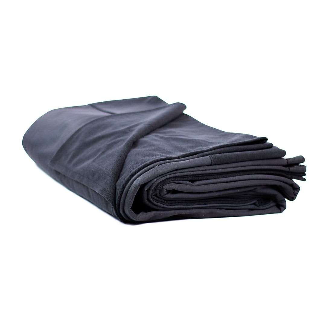 Solotech 13 oz Black Volcano Velour 10 x 13 Drape - Solotech