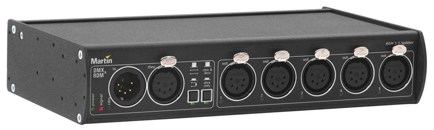 Martin RDM 5.5 5-Pin 5-Channel DMX Splitter - Solotech