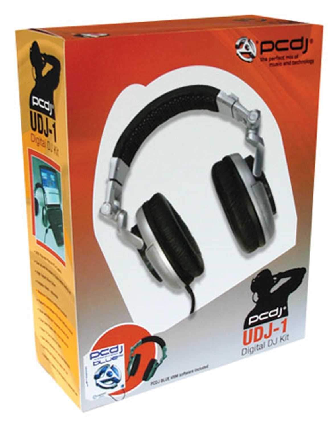 PCDJ 908UDJ USB Headphones With Blue Vrm Software - Solotech